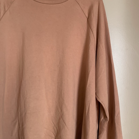 Eileen Fisher Women Sweatshirt Tan Brown Lyocell Organic Cotton Tunic size 2x - Picture 4 of 6